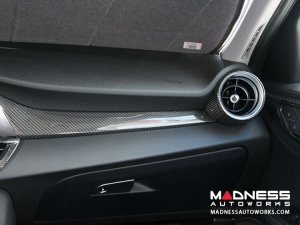 Alfa Romeo Giulia Dash Trim Kit - Carbon Fiber 